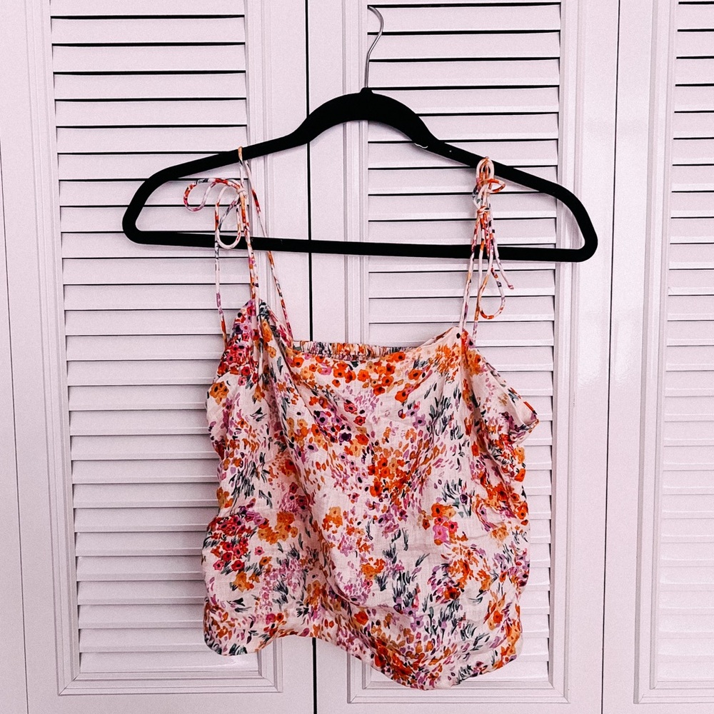 H&M FLORAL TOP💐
